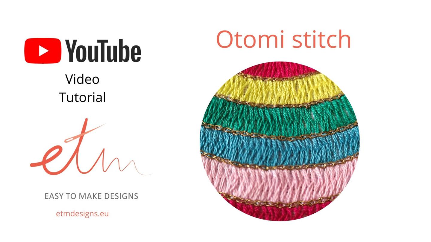 Otomi stitch video tutorial - etmdesigns.eu - Hand embroidery Blog ...