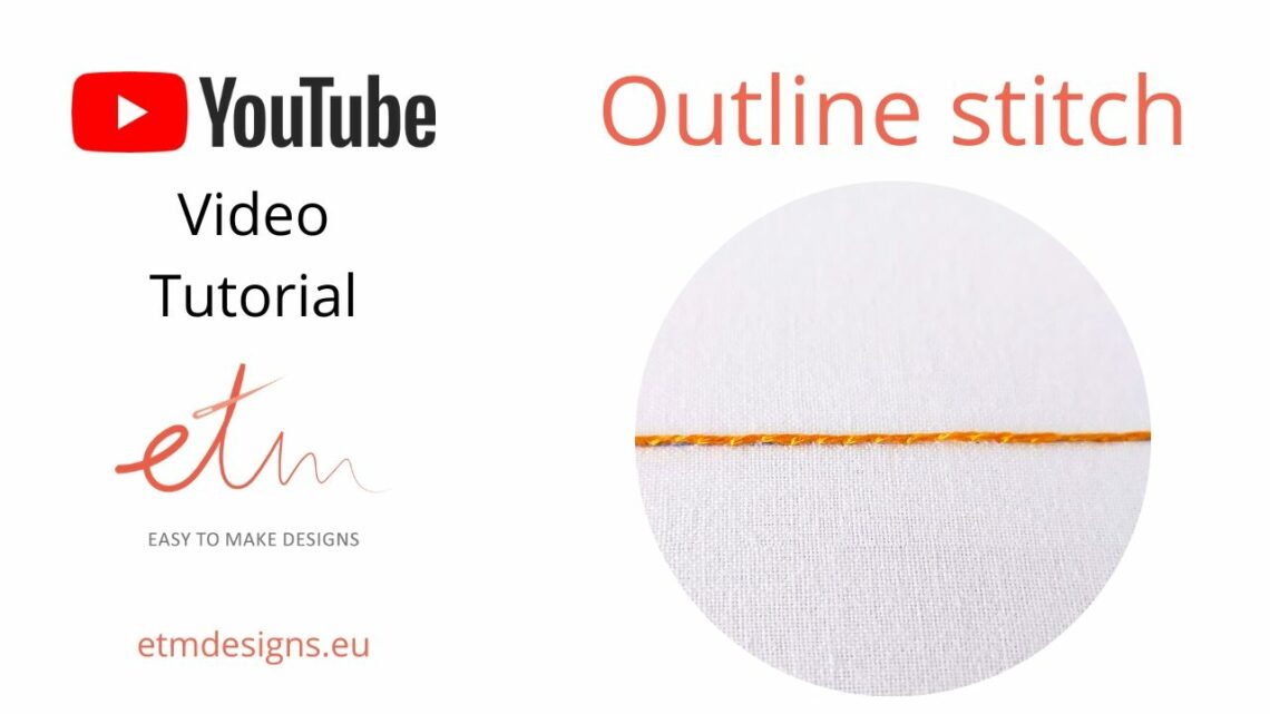 Outline stitch on YouTube
