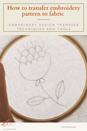 How to transfer pattern to fabric