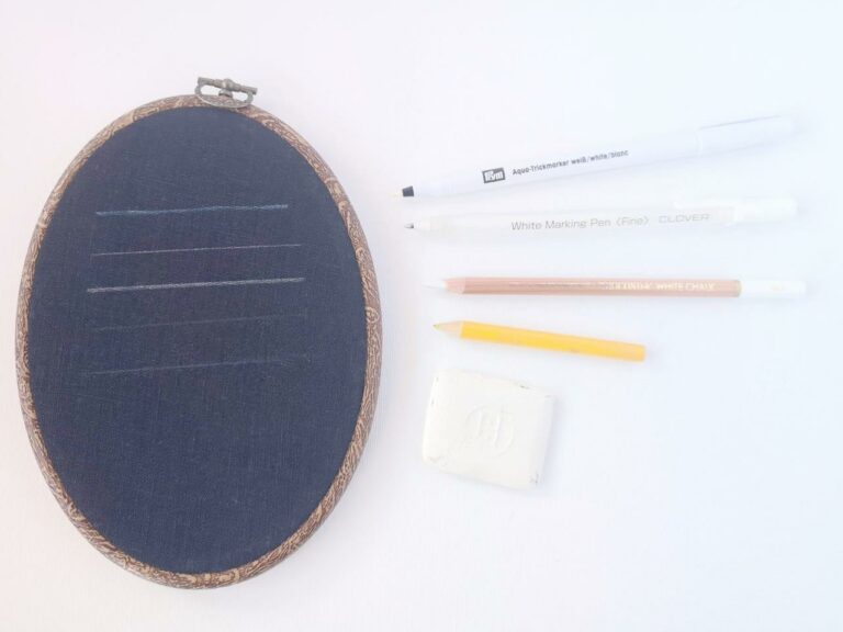 How To Transfer An Embroidery Pattern To Dark Fabric 