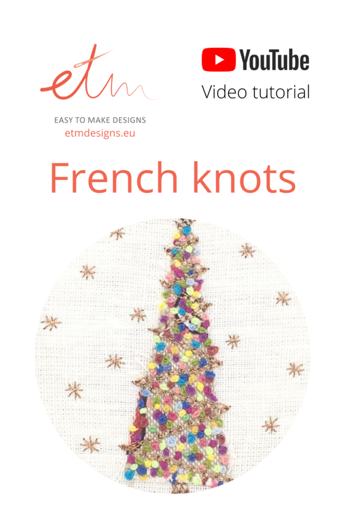 French knots Video tutorial