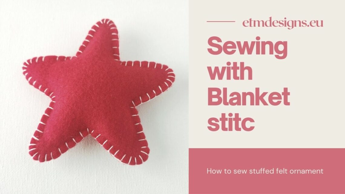 Sewing with blanket stitch