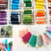 Organize embroidery floss