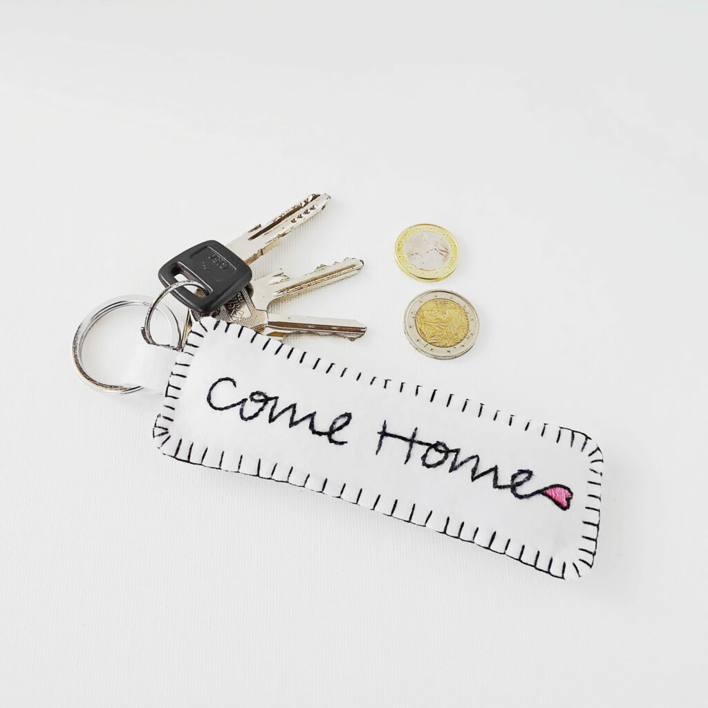 Keychain Come home with coins
