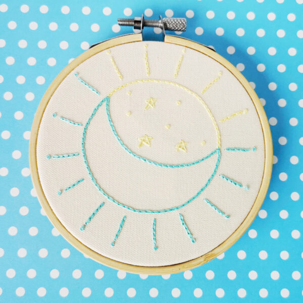 Eclipse hand embroidery pattern pdf