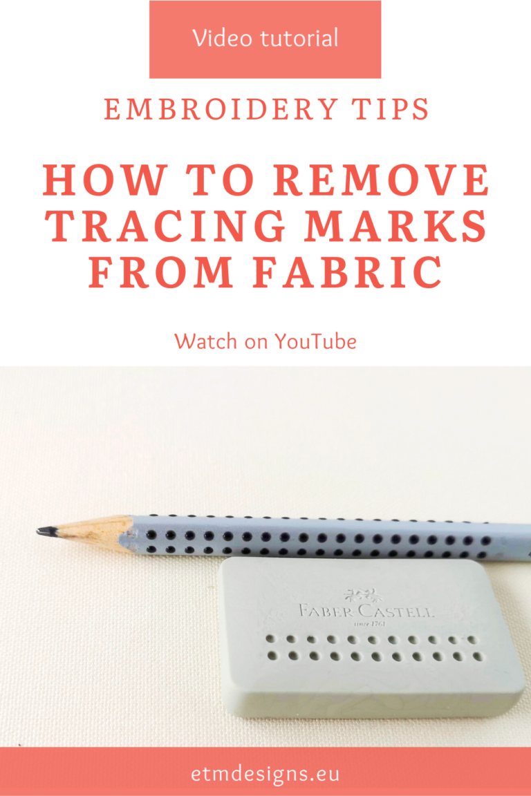 remove tracing marks from fabric video tutorial