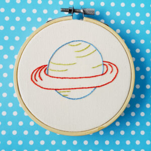 Simple hand embroidery pattern for beginners