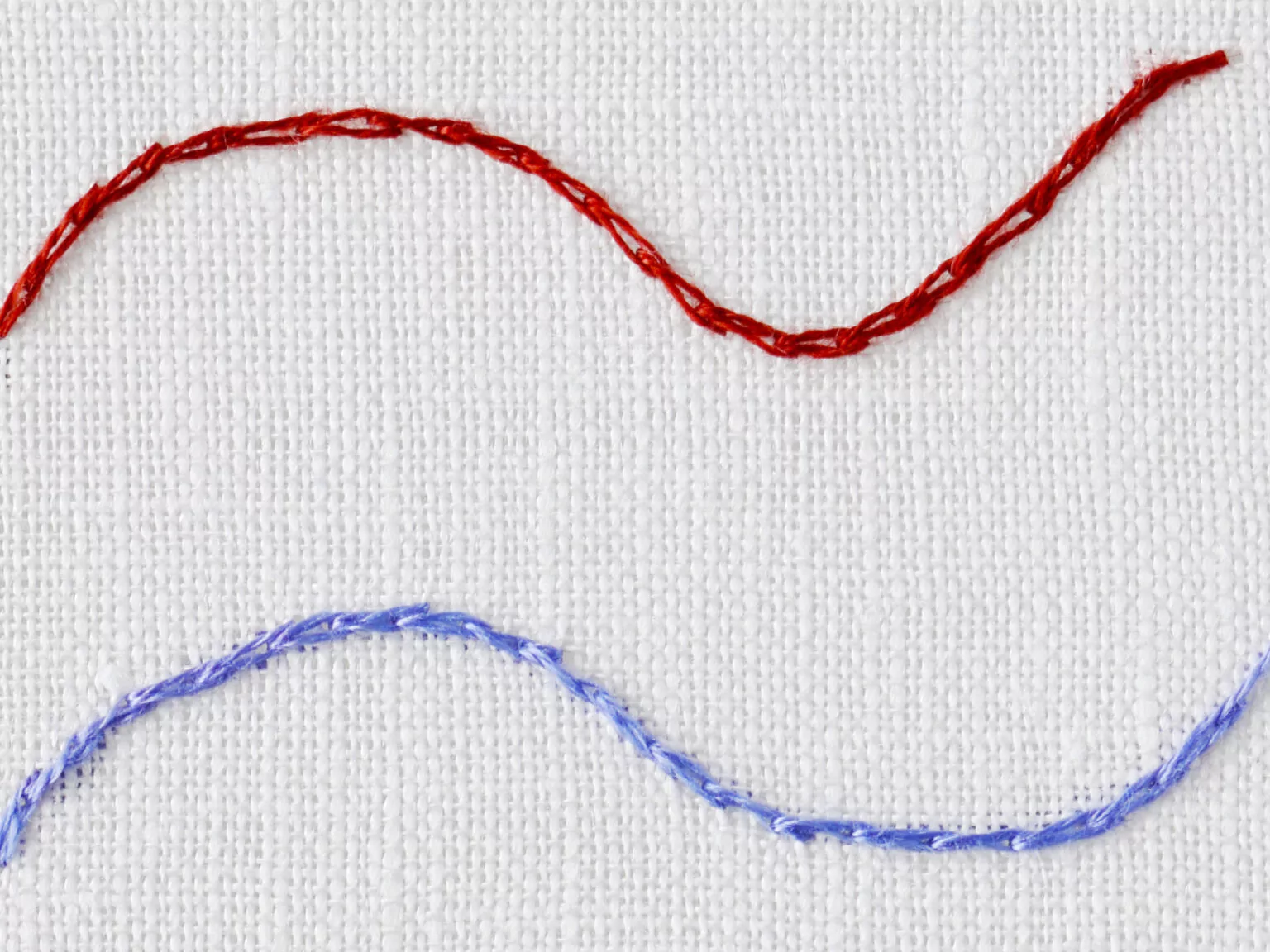 What is the difference between Split stitch and Split Backstitch?