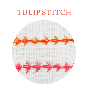 tulip stitch