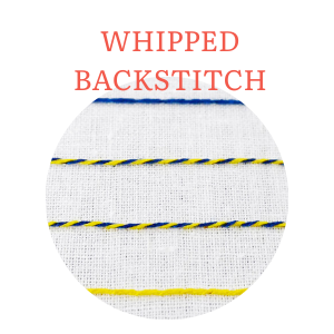 Whipped backstitch - etmdesigns.eu - Border designs for hand embroidery - 3 https://etmdesigns.eu/2021/05/13/border-designs-for-hand-embroidery/ -