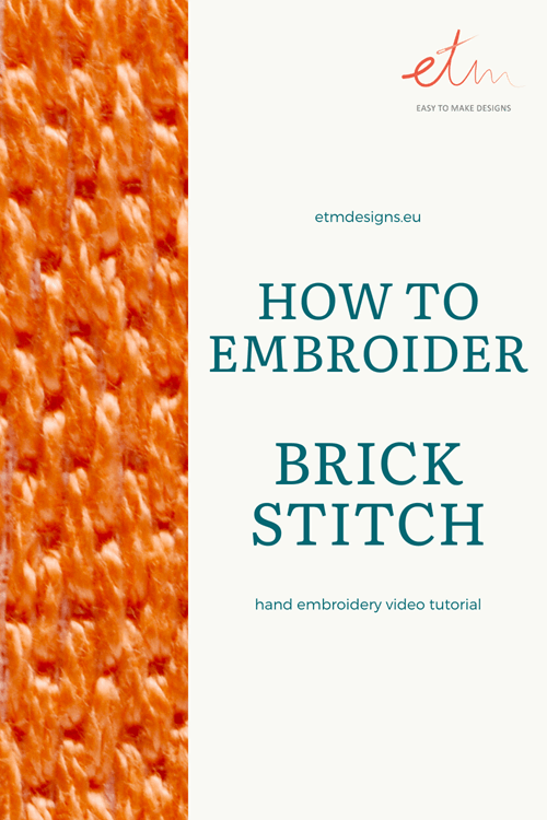 brick stitch video tutorial