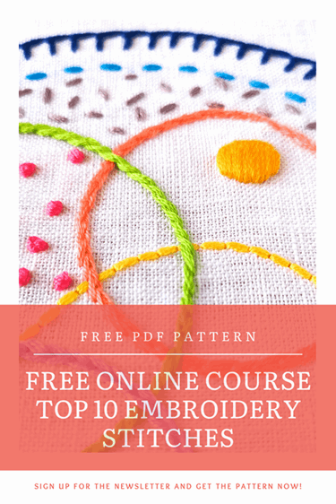 Top 10 hand embroidery stitches online course