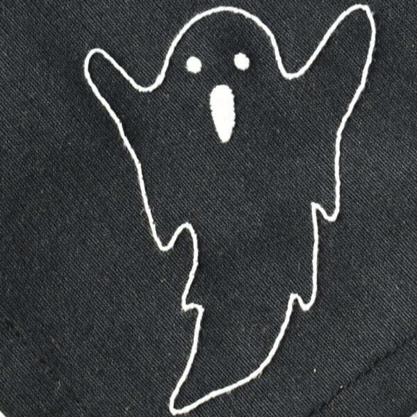 Halloween Ghost hand embroidery pattern for beginners